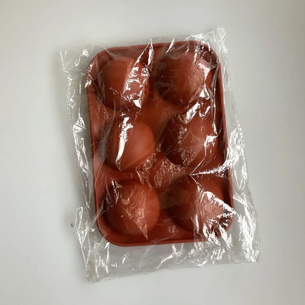 SILICONE SEMI SPHERE BAKING MOLDS SET OF 4